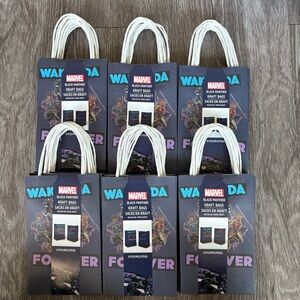 48C. Black Panther Wakanda Forever Party Favor Bags
